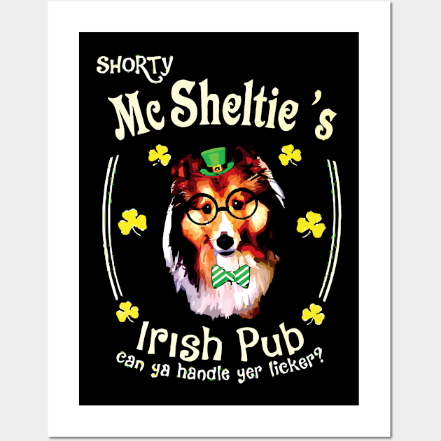 Shorty Mc Rottweiler's  Irish Pub 1 Wall Art by finchandrewf